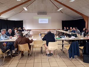 Photo du Conseil Syndical du 5 mars 2026 à la salle des fêtes de l'Hopital-St-Jean